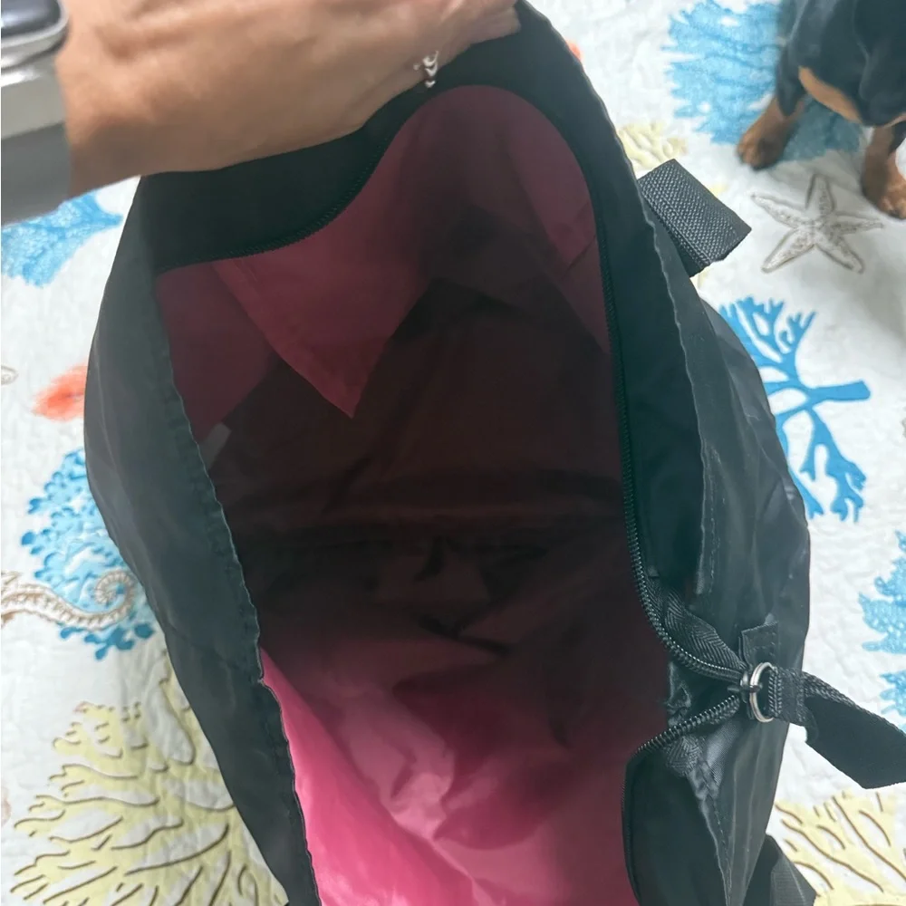 Puma Black Duffel Bag with Gold Logo